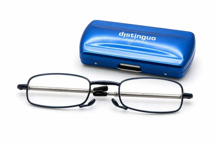 Occhiali da lettura pieghevoli Distinguo con custodia slim