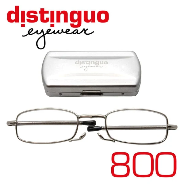 Distinguo 800 Pieghevoli da Tasca con Custodia Grigio